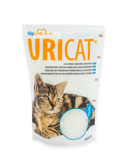 Uricat litter for collecting urine from cats