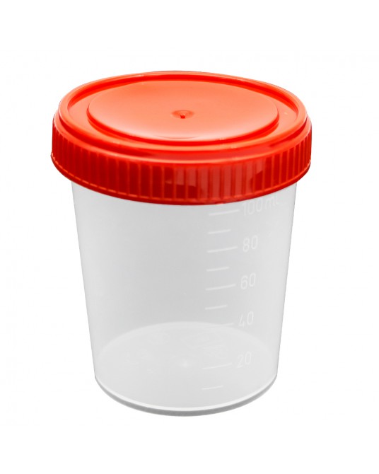 Urine container 100 ml, 100 pcs
