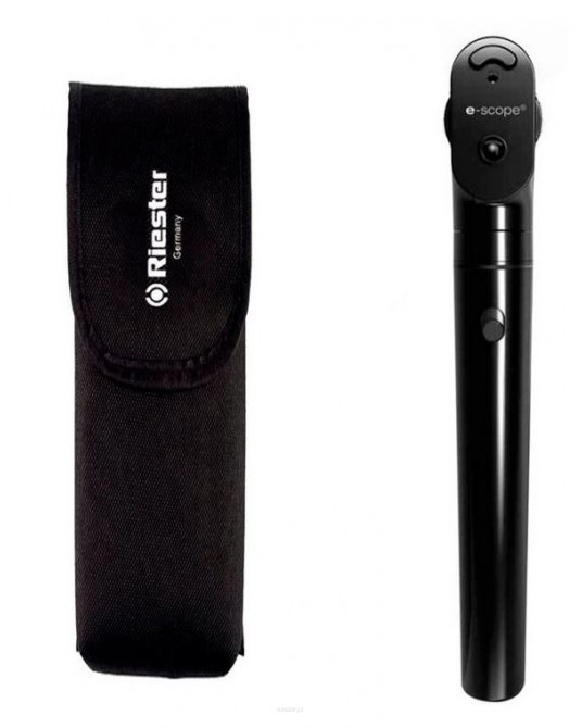 Riester e-scope standard ophthalmoscope in a soft case