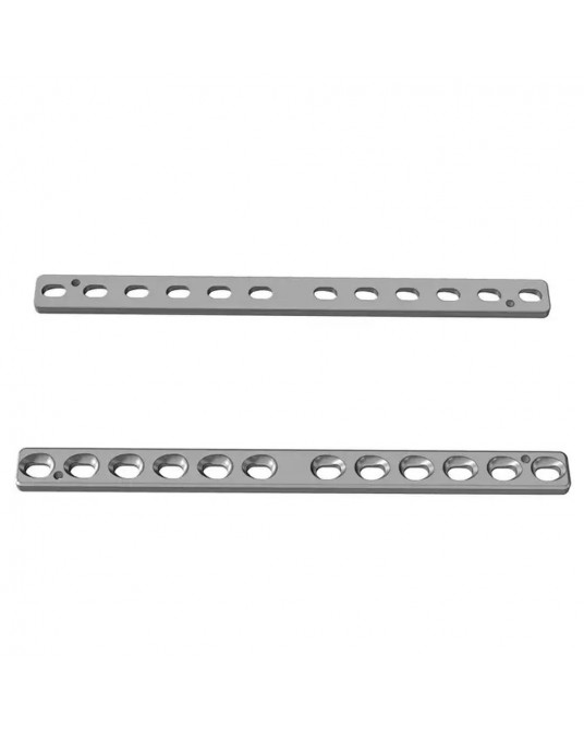 Compression plate for screws, 2.7 mm diameter