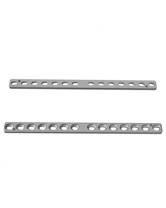 Compression plate for screws, 2.7 mm diameter