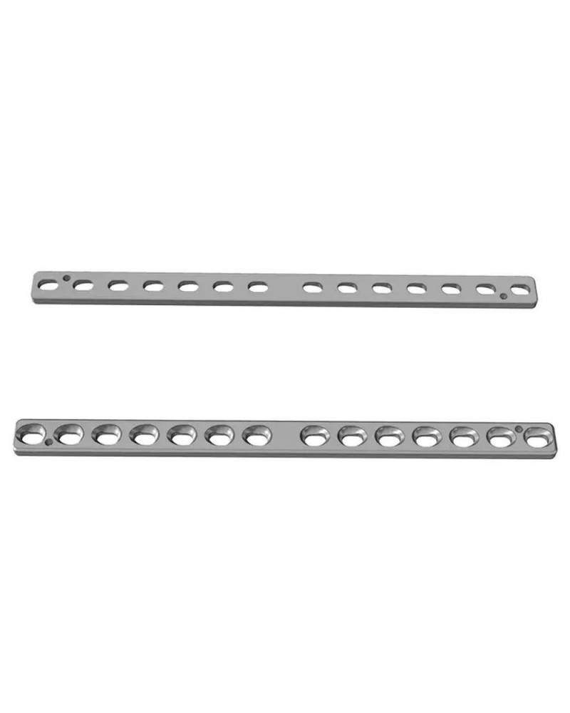 Compression plate for screws, 2.7 mm diameter