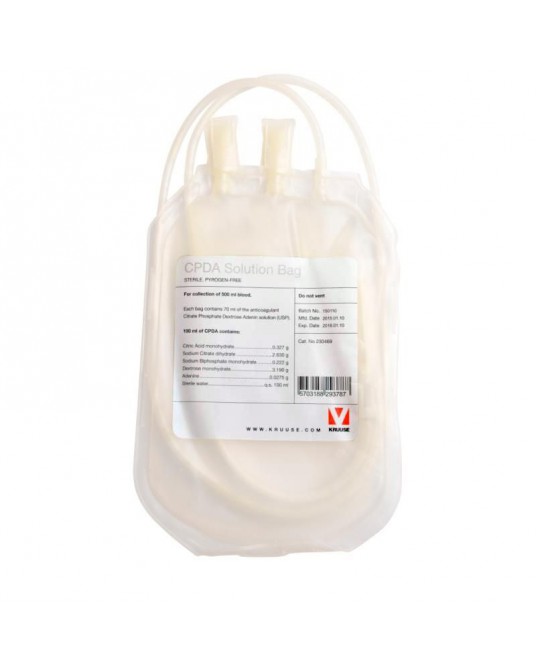 Single CPDA-1 Blood Collection Container