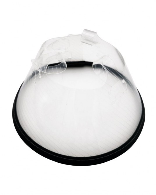 Protective collar for animals, snap-on