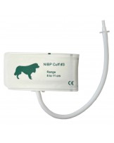 Veterinary blood pressure monitor cuff