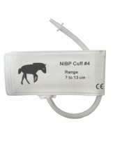 Veterinary blood pressure monitor cuff