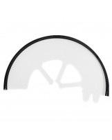 Protective collar for animals, snap-on