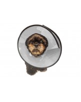 Protective collar for animals, snap-on