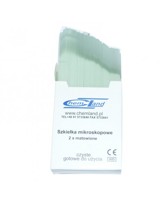 Microscope slide, 76 x 26 mm, 50 pcs