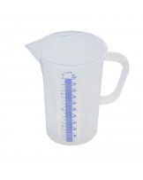 Measuring cup with a handle