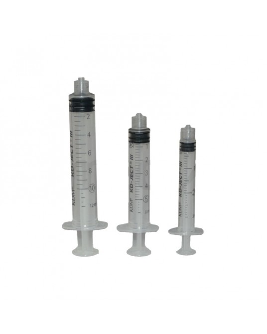 Single use KD-JECT III syringe, Luer Lock