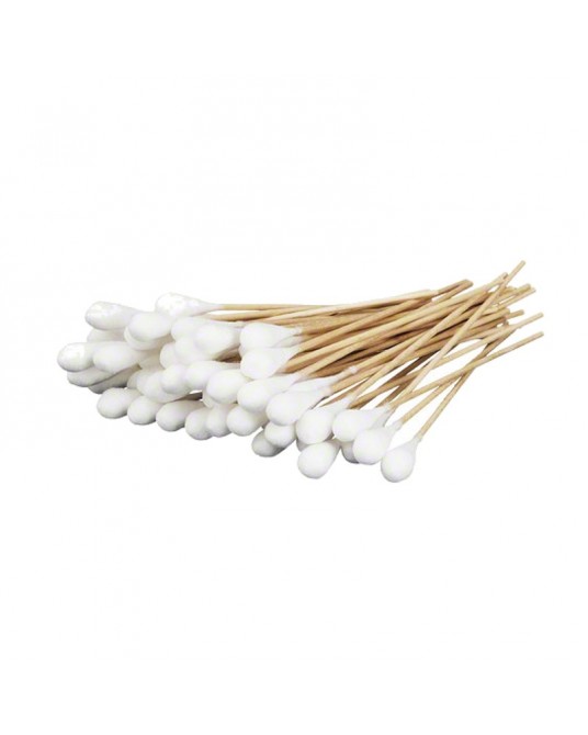 Non-sterile wooden swab with a cotton head (cotton swab)