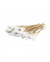 Non-sterile wooden swab with a cotton head (cotton swab)