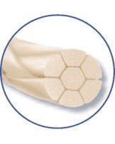 Non-absorbable thread Linafil (linen) multifilament, beige