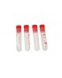 PP tube with EDTA, V-1ml, red stopper, 200 pcs