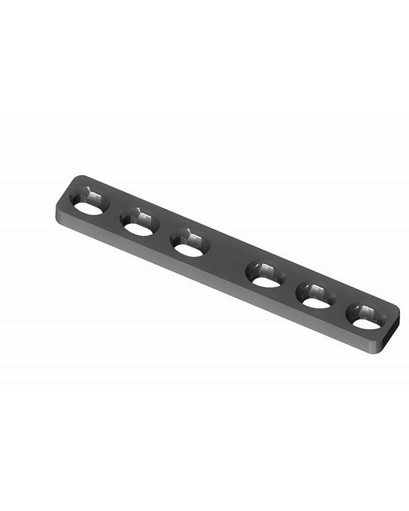 Compression plate for screws, 2.7 mm diameter