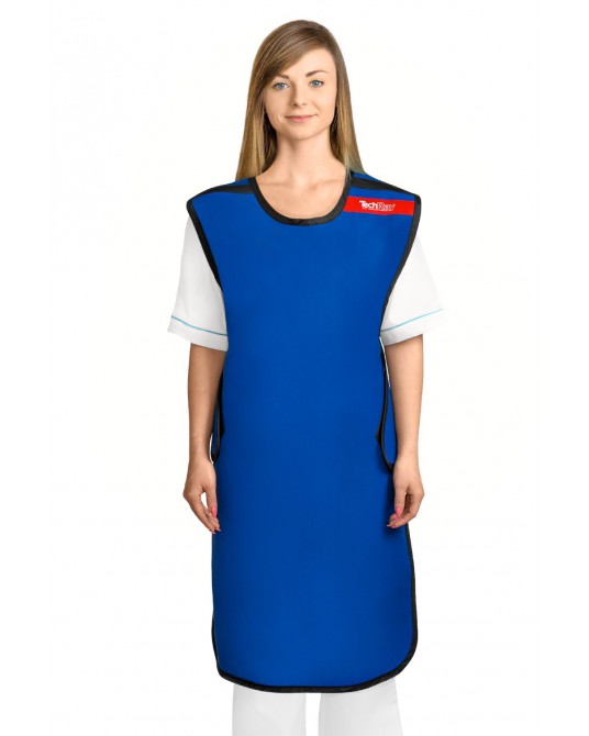 Blue lead surgical gown
