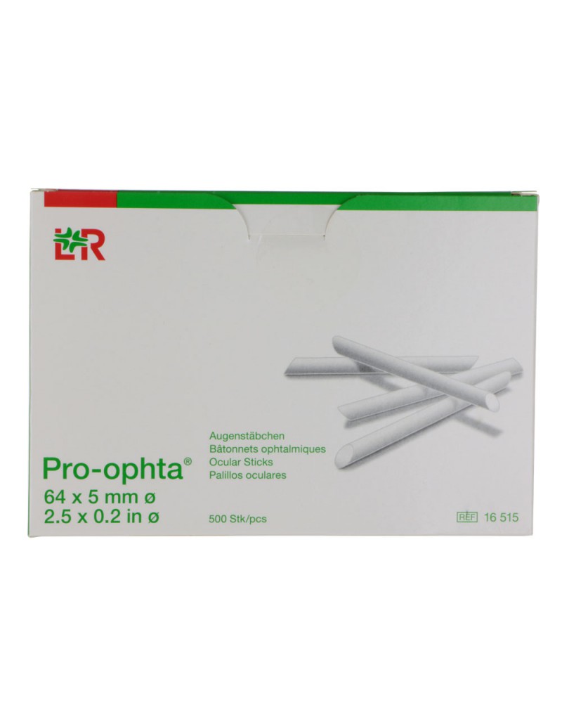 Pro-ophta ocular sticks, non-sterile, 500 pcs