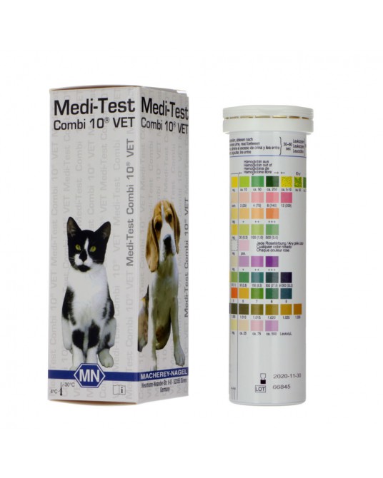 Medi-Test Combi 10® VET urine test strips, 100 pcs