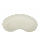 Plastic kidney dish, white