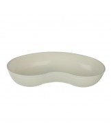 Plastic kidney dish, white