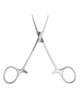 Crille vascular forceps, hemostatic, toothless, 14 cm