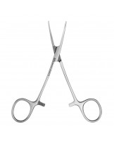 Crille vascular forceps, hemostatic, toothless, 14 cm