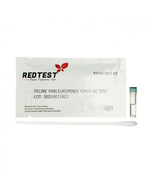 Redtest diagnostic test for feline FPV panleukopenia virus