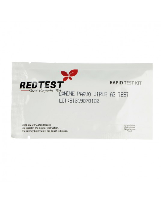 Canine Parvovirus CPV Redtest diagnostic test