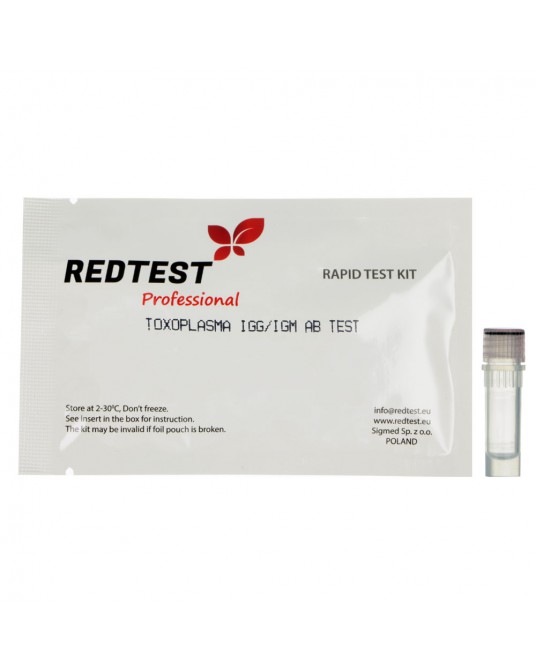Redtest Toxoplasma diagnostic test